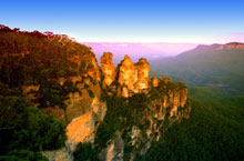 Les Blue Mountains, Nouvelle Galles du Sud, Australie