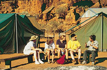 Camping  Kings Canyon, Territoire du Nord, Australie