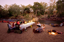 Dîner, Katherine Gorge, Territoire du Nord Dîner, Katherine Gorge, Territoire du Nord