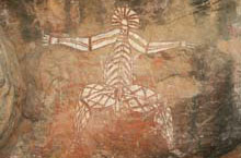 Peintures aborignes, Territoire du Nord, Australie