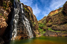 Twin Falls, Territoire du Nord, Australie Twin Falls, Territoire du Nord, Australie