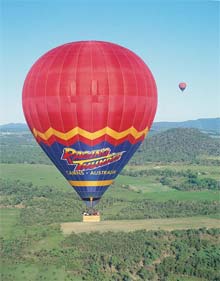 Montgolfière, Atherton Tablelands, Queensland, Australie