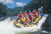 Rafting, Tully River, Queensland, Australie