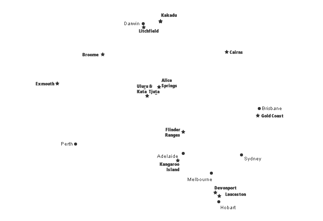 Australia map